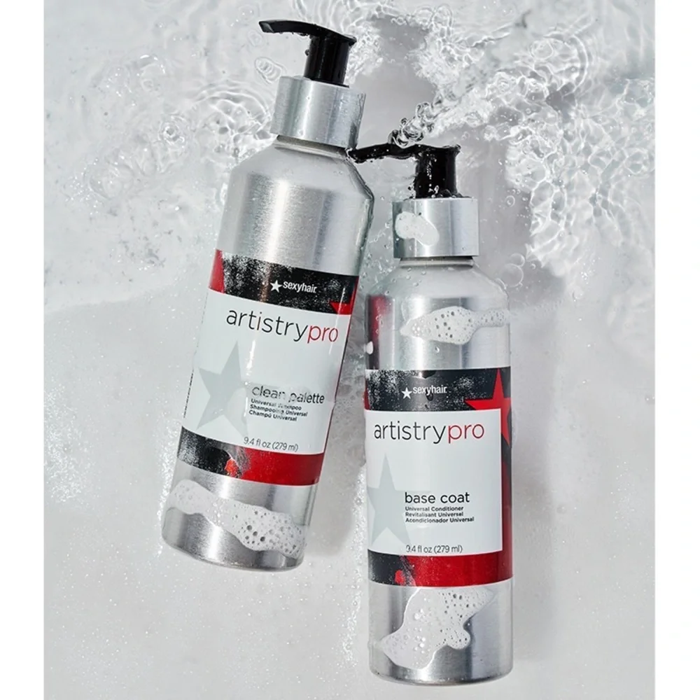 Sexy Hair Artistry Pro Clean Palette Shampoo & Cutting Edge Conditioner Bundle